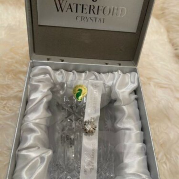 2020 Waterford Snowflake Wishes Love DOF Glass Tumbler 10th Anniversary Edition - Picture 4 of 4